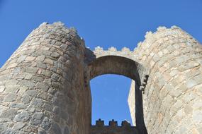 castle with white towers