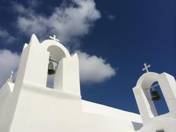 Church White Blue Sky