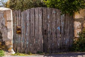 perfect Gate Wooden Old