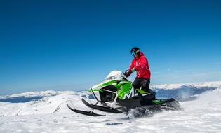 Snowmobile Jump