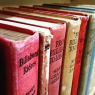old books in the library