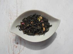 fragrant tea leaves in a bowl