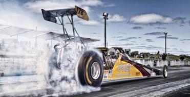 Racing Burnout Drag