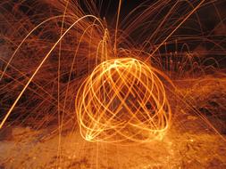 Long Exposure Steel Wool
