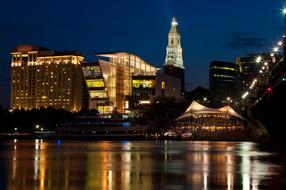 unusually beautiful Downtown Skyline, america