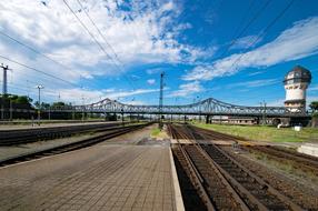railroad at the central station