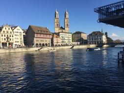 Limat River in zurich