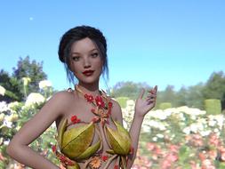 beautiful woman fantasy portrait