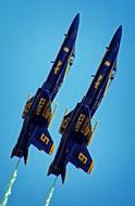 Upwards Blue Angels Usaf F A-18