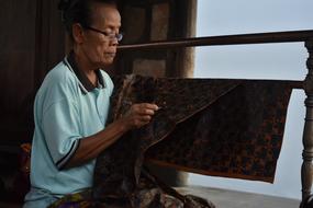 Woman Batik Traditional
