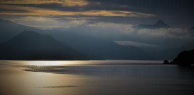 Norway Fjord Night