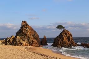 Costa Beach rocks