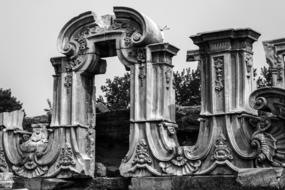 Summer Palace Black And White