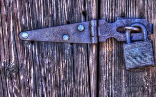 Gate Lock Blue