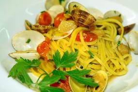 Spaghetti Clams Seafood