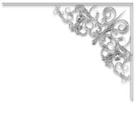 corner frame divider silver