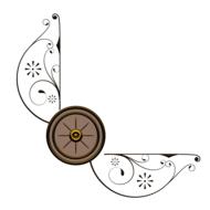 corner divider frame filigree