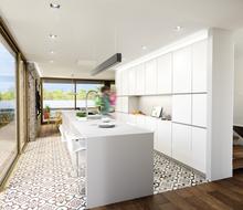 Kitchen Render white