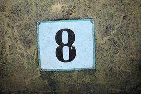 Number Old Rusted
