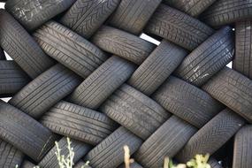 Auto Tires Black Stacked
