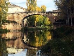 River Autumn city