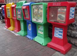 mailboxes on the street