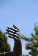 Hand Metal Sculpture