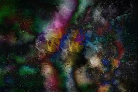 dark colors background, abstract digital art