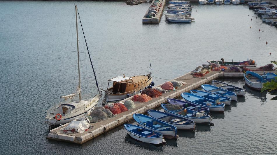 boats near the bridge