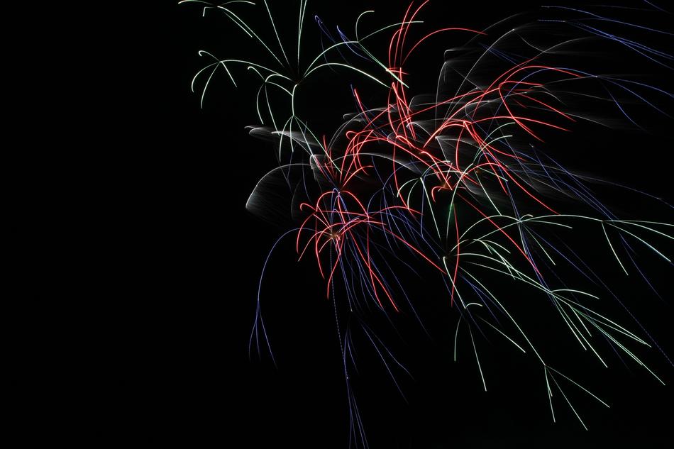 Fireworks Long Exposure