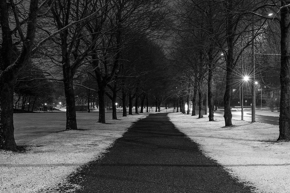 Road Night Dark