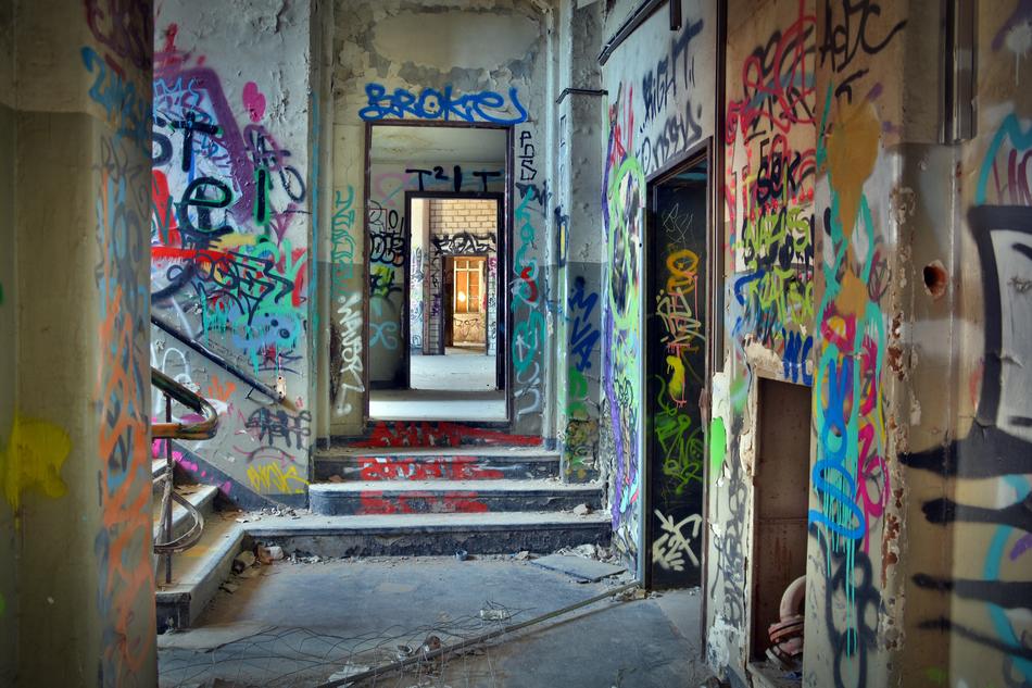 Lost Places Graffiti Ruin