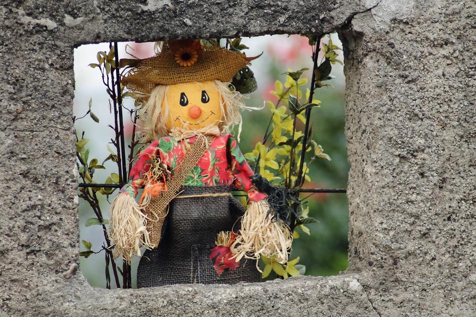 scarecrow pictures on the wall