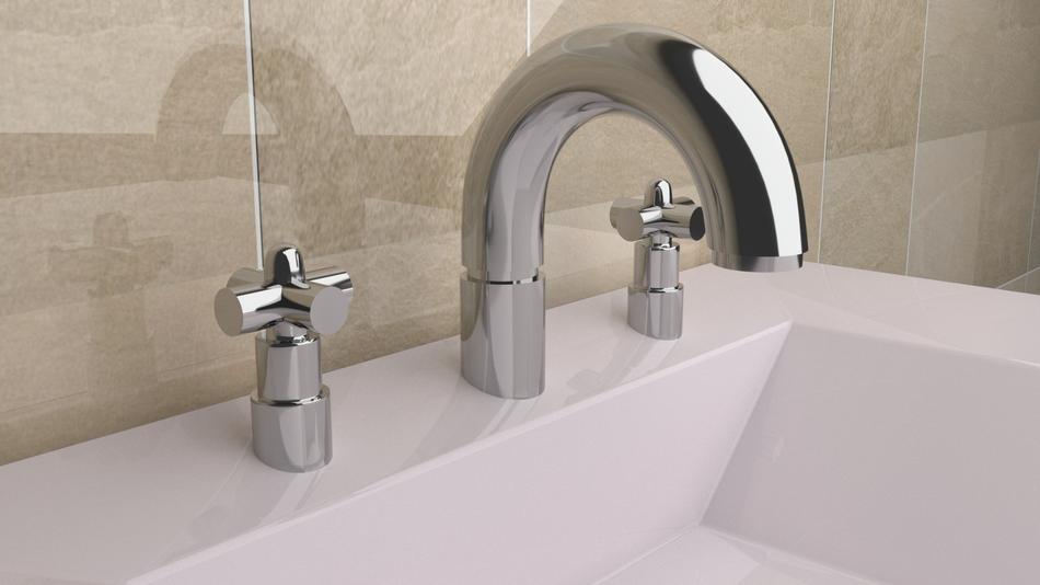 wash bassin chrome sink elegant