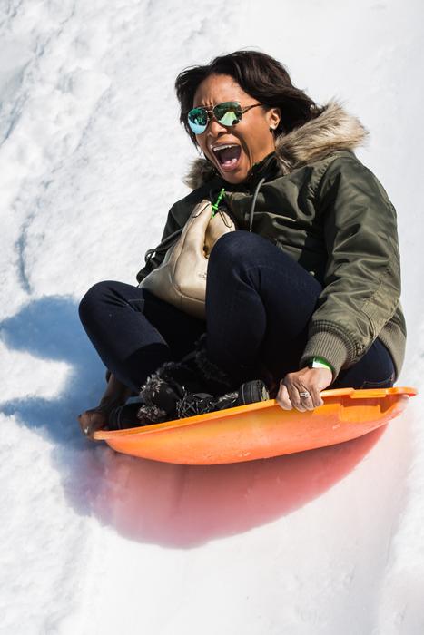 Snow Sled Fun