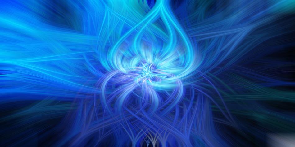 abstract blue painting