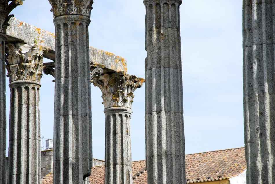 Ãvora Portugal Columns Ancient