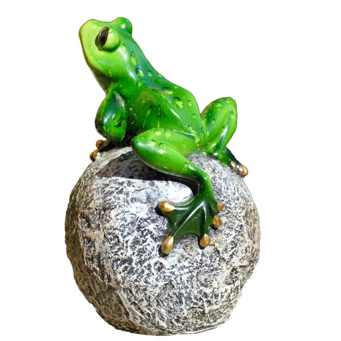 frog decoration stone