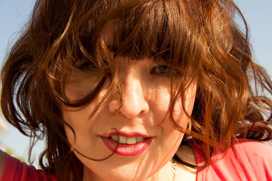 girl macro face