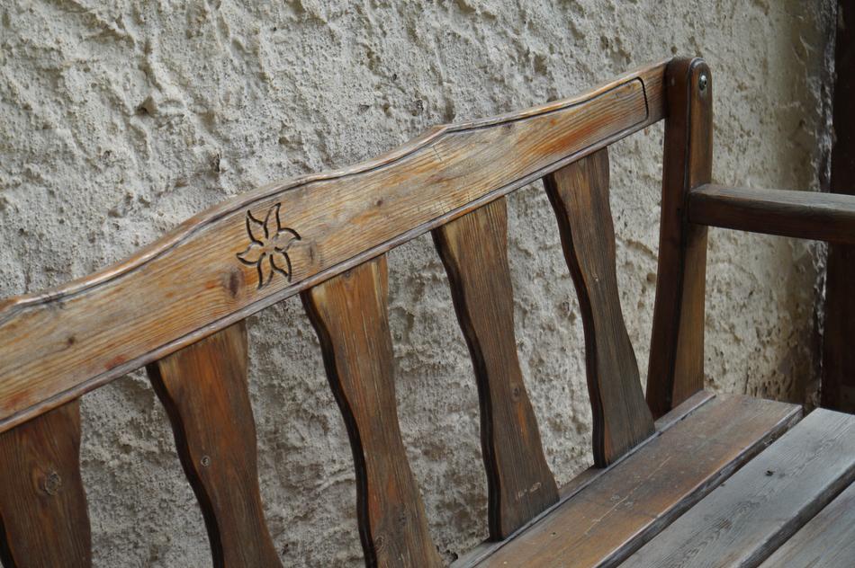 Wooden Bench Old
