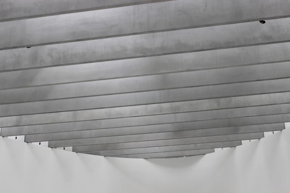 wooden white ceiling in the room