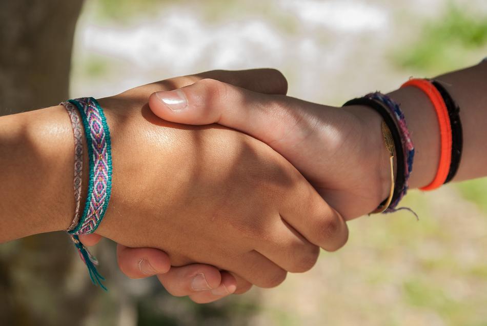 Hi Shaking Hands Friendship