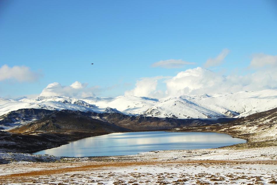 Kanas Little Black Lake In xinjiang