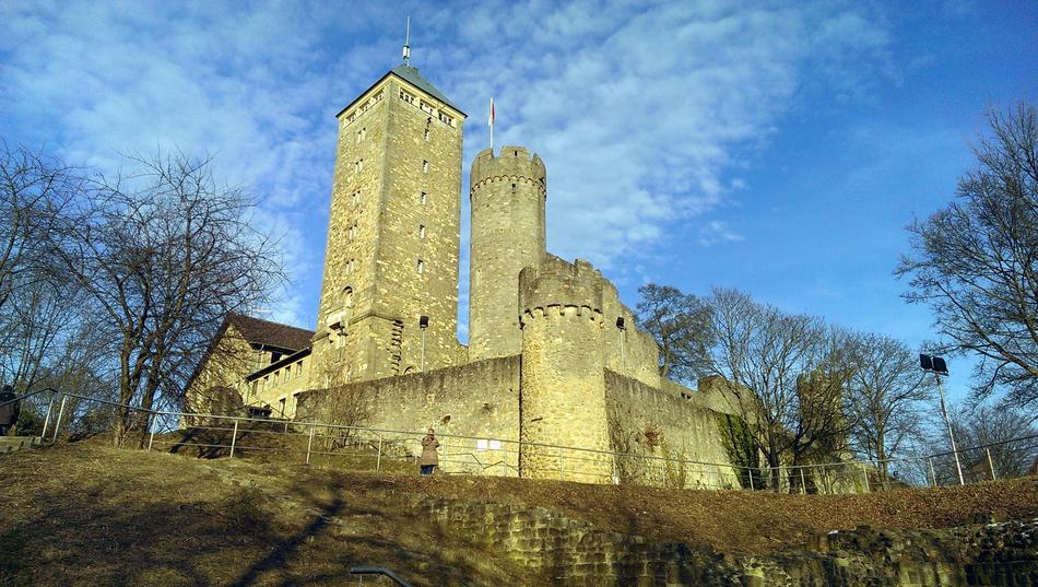 old fortress on the rocks