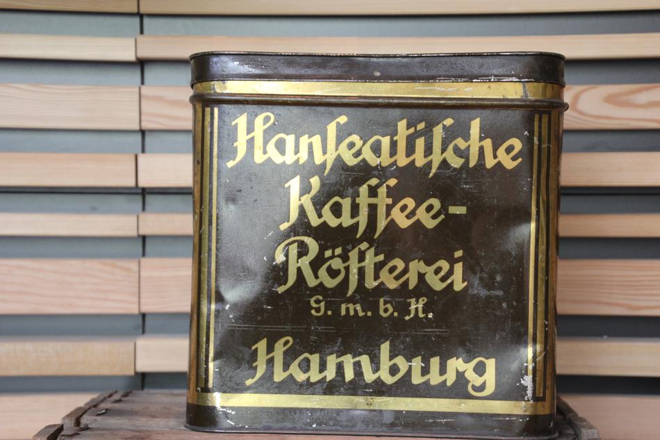 Coffee Tin Can Old