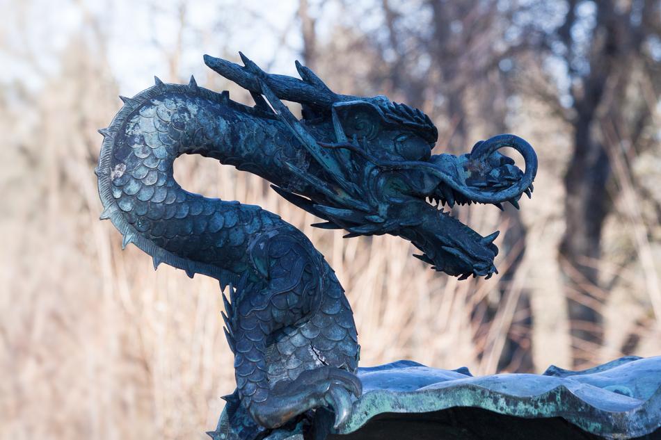 Dragon Sculpture Metal