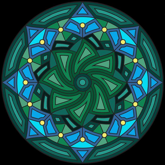 mandala relax figure