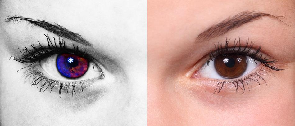 Eyes Galaxy Colors