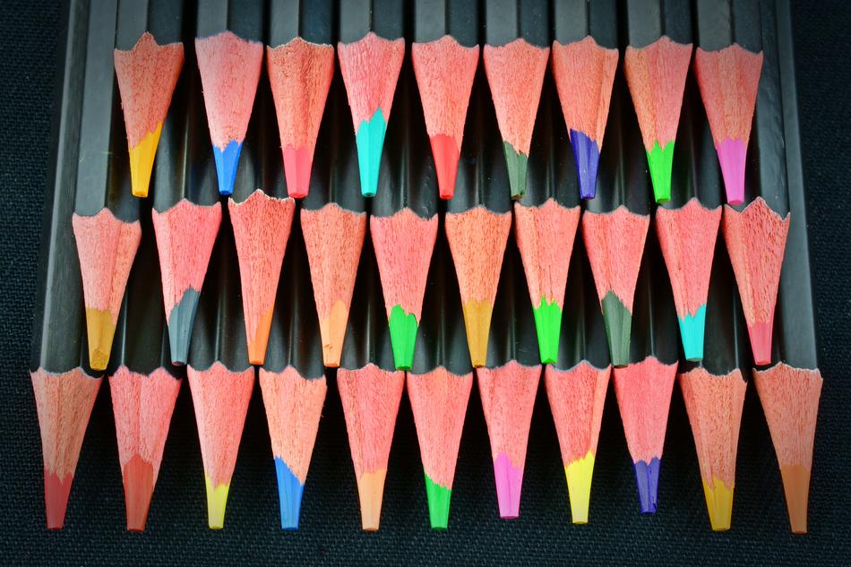 Colored Pencils Pens Color
