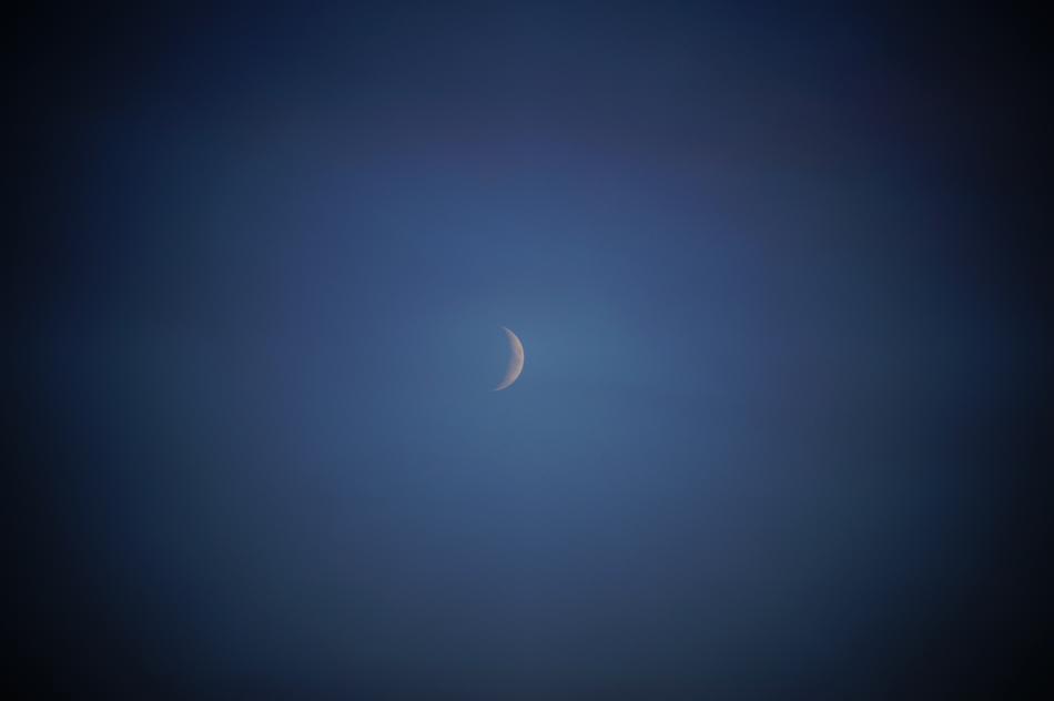 Moon Evening Sky